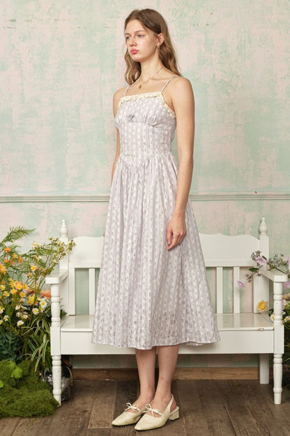 Matilda Lilac Stripe Dress