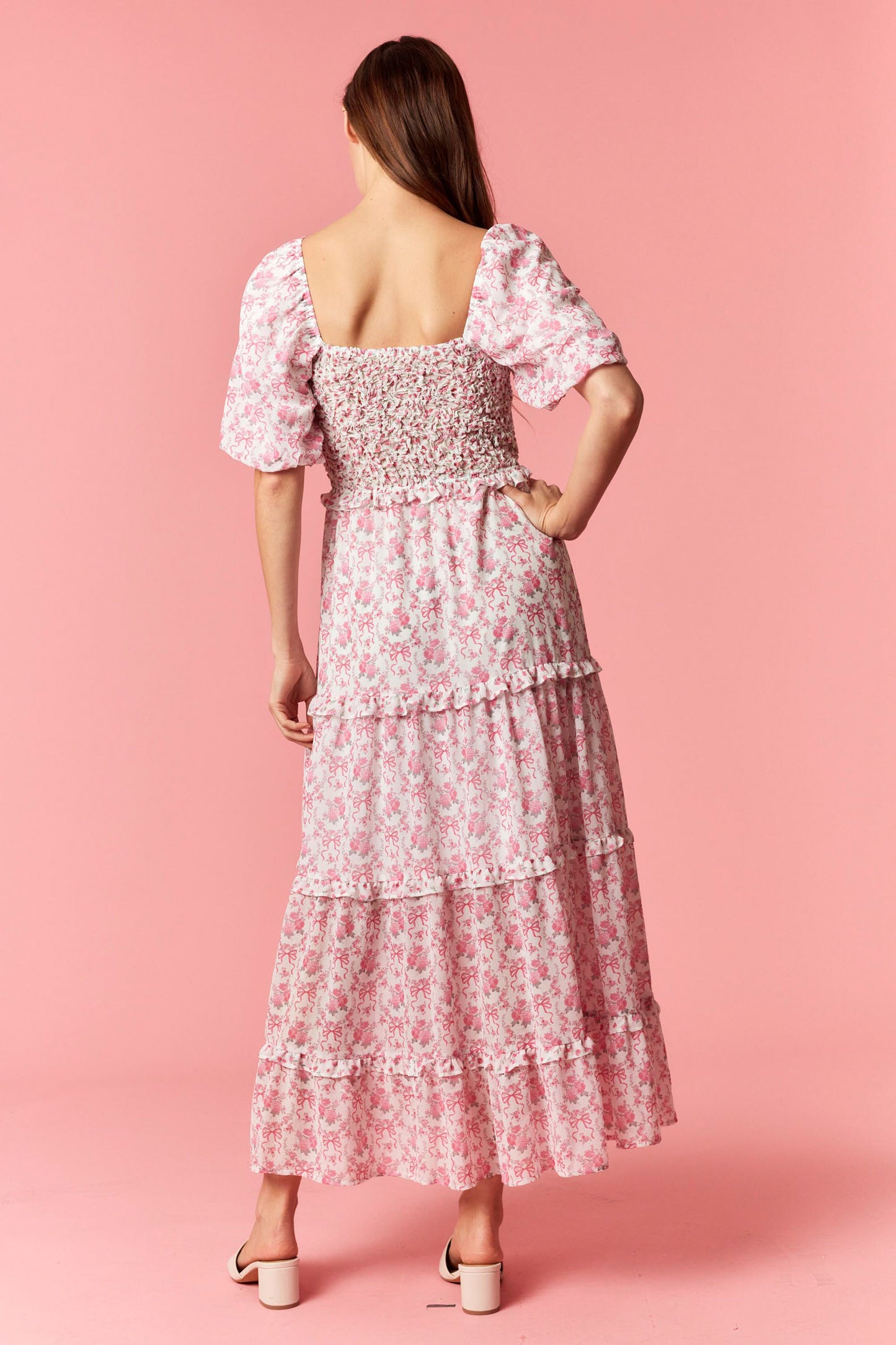 My Love Foral Maxi Dress