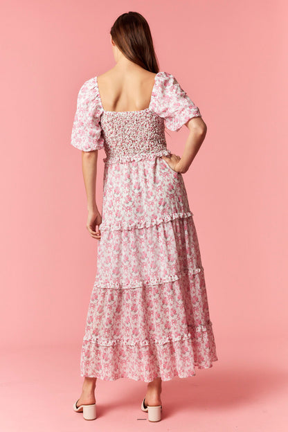 My Love Foral Maxi Dress