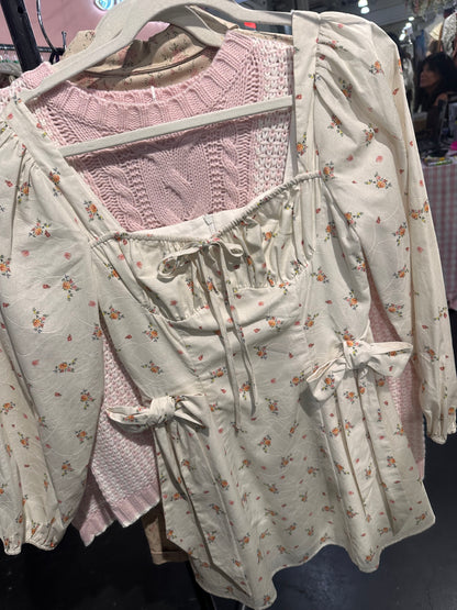 Cream Multi Floral Mini Dress December