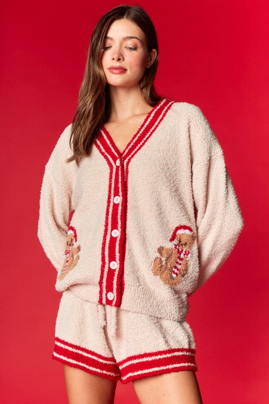 Teddy Bear Holiday Knit Set