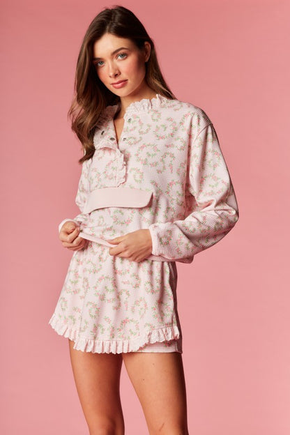 Floral Vintage Waffle Set