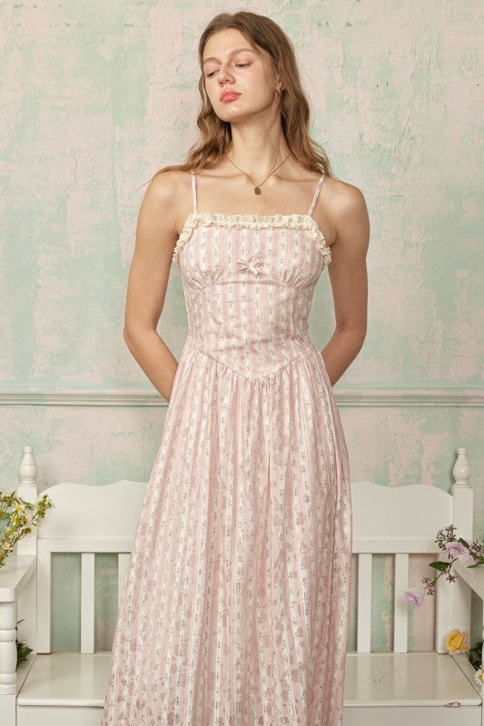 Matilda Pink Stripe Dress