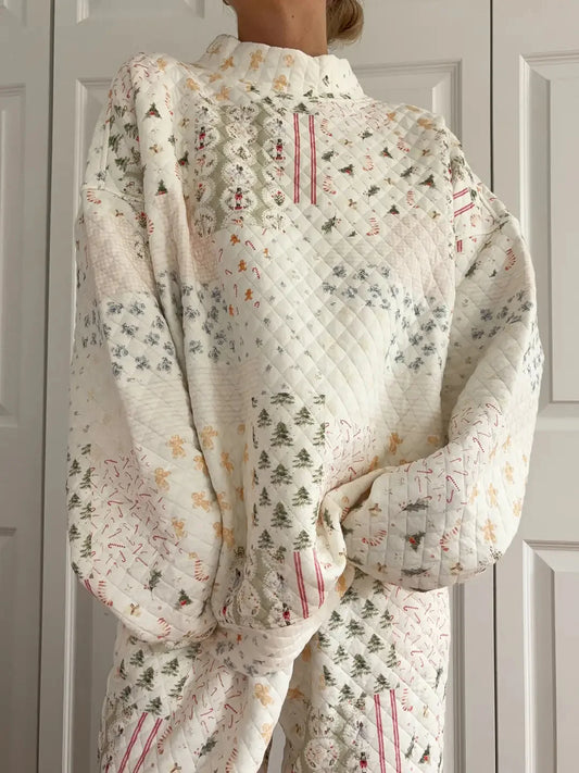 Sunkissed Coconut Christmas Sweatshirt November Size Down
