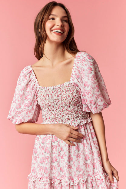 My Love Foral Maxi Dress