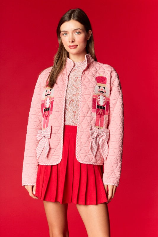 Pink Nutcracker Quilt Jacket