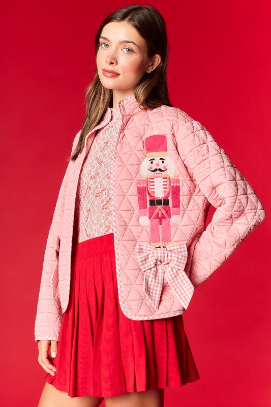 Pink Nutcracker Quilt Jacket