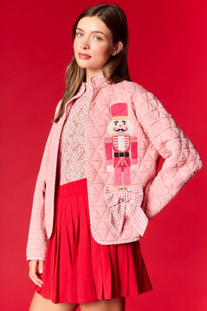 Pink Nutcracker Quilt Jacket