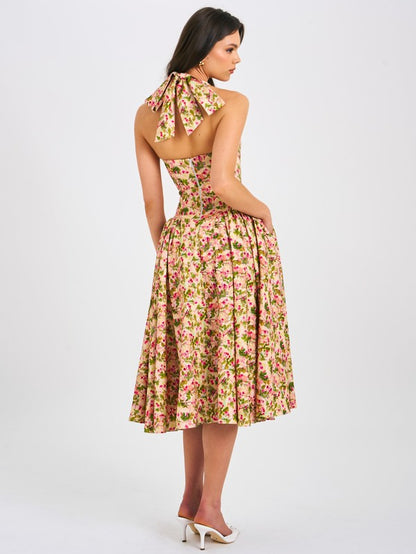 Halter Corset Maxi Dress Pre Order
