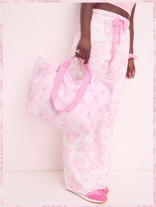 Love Shack Fancy X Pink Large Tote Freebie For Orders $300+