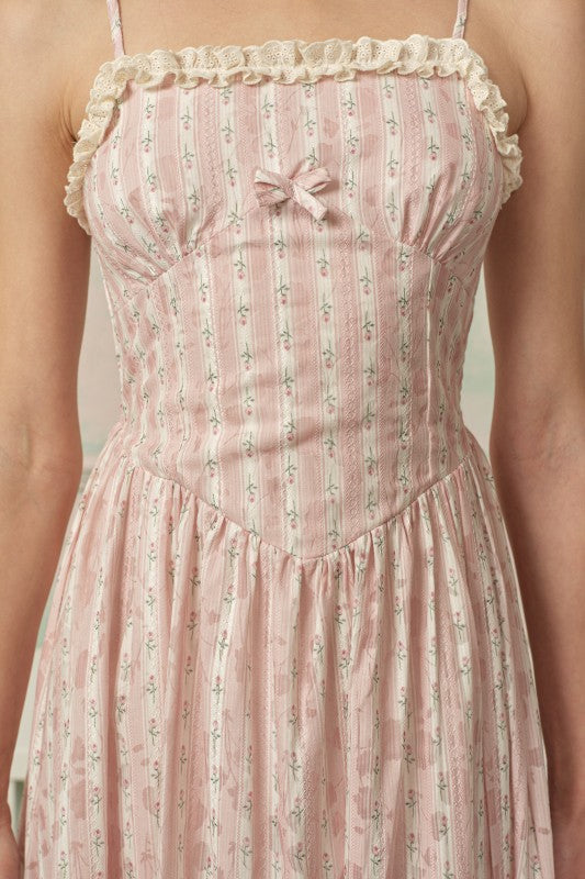 Matilda Pink Stripe Dress