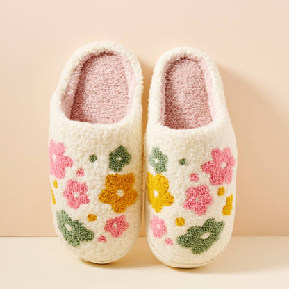 Cozy Daisy Multi Floral Home Slippers