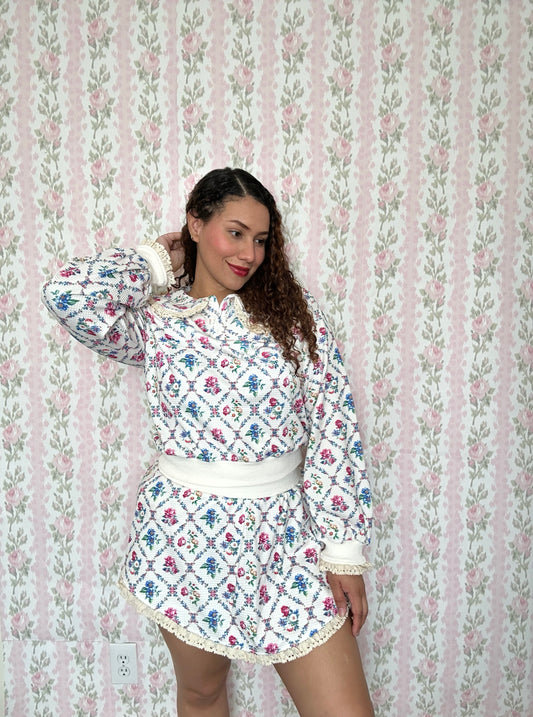 Vintage Tutti Floral Loungewear Set