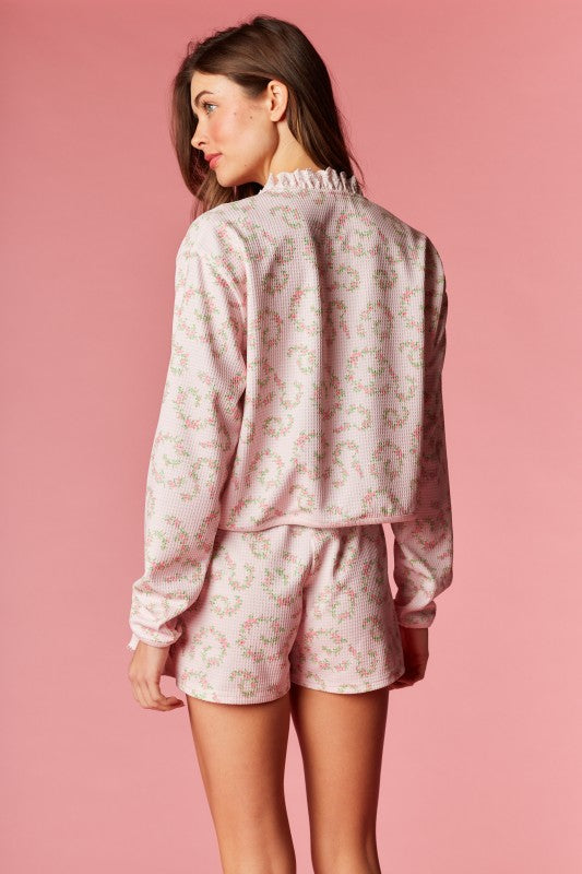 Floral Vintage Waffle Set