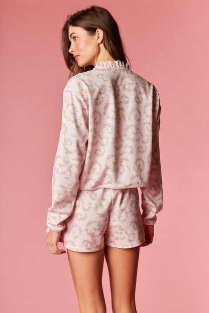 Floral Vintage Waffle Set