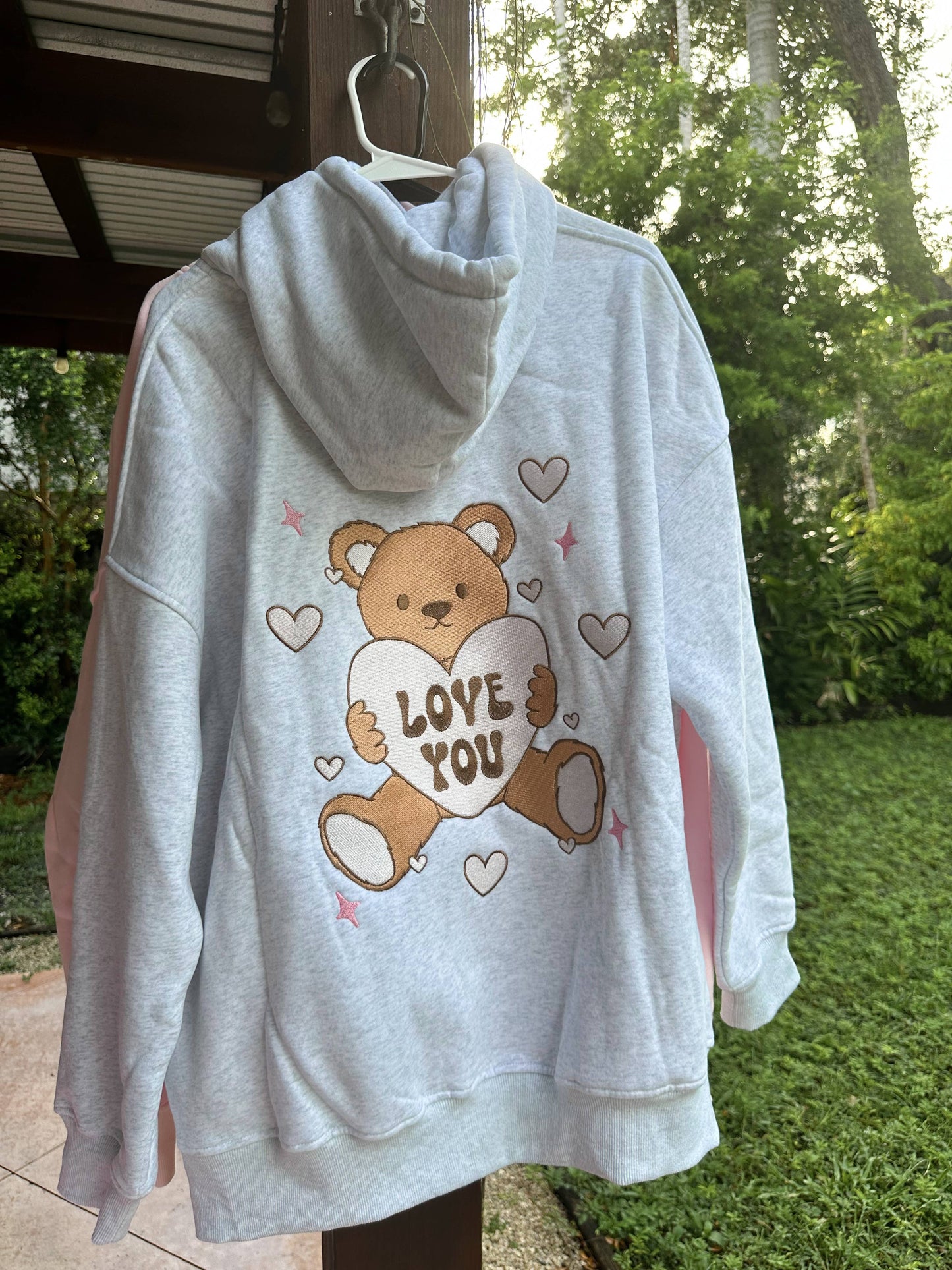 Osito Dormilon Teddy Bear Embroider Hoodie