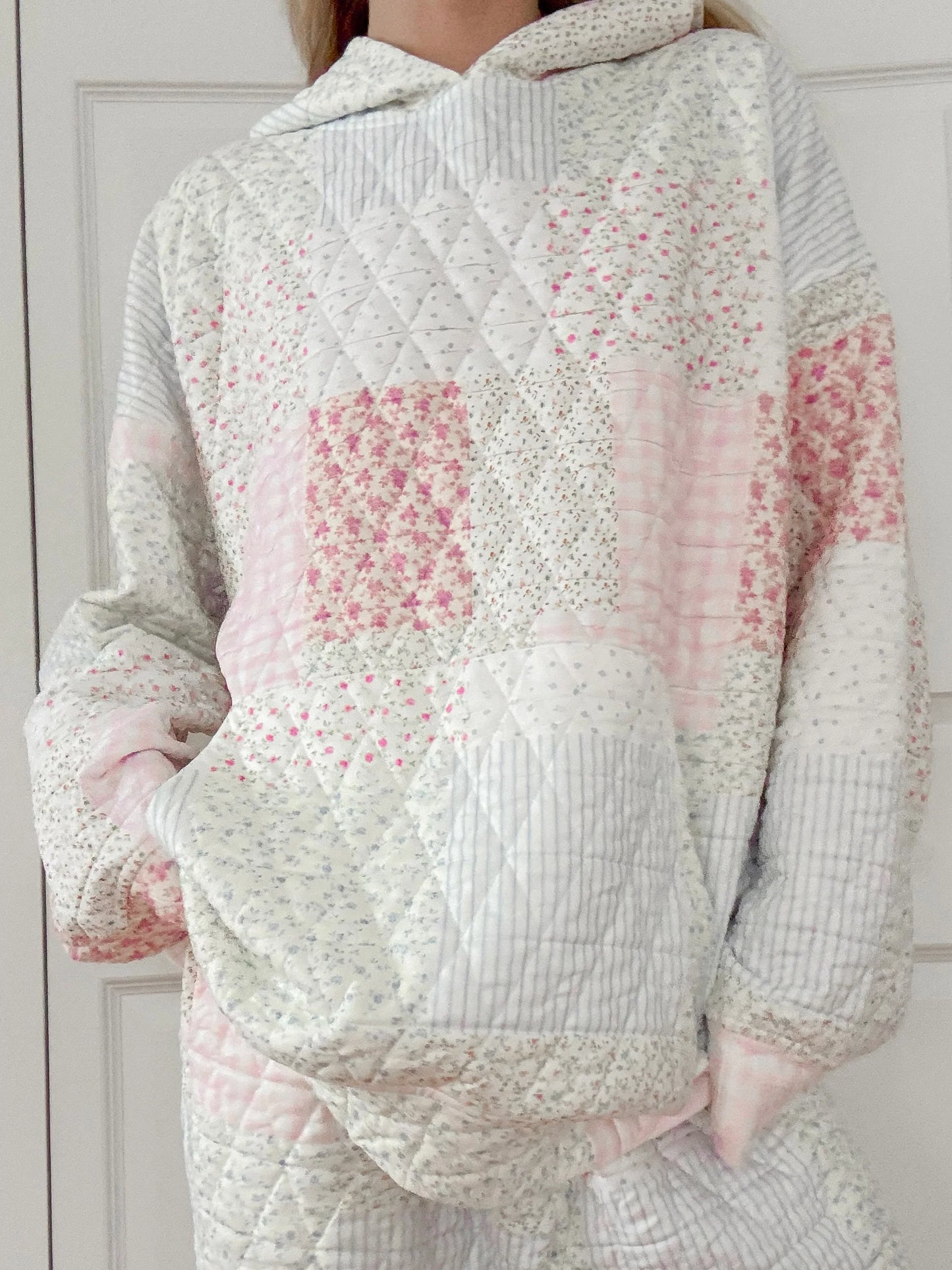 The Nati Oversized Patchwork Hoodie