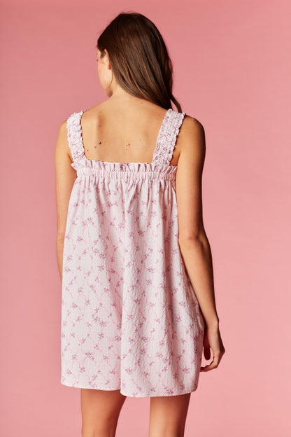 Floral Ribbon Romper