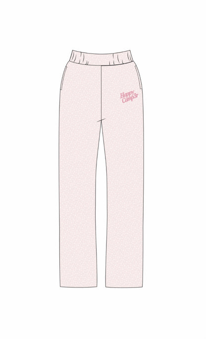 Sweet Dreams Happy Camp3r Pink Sweatpants