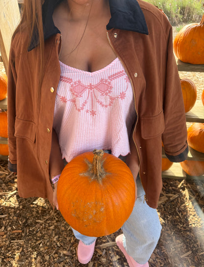 Oh So Pink! Cotton Embroidered Set