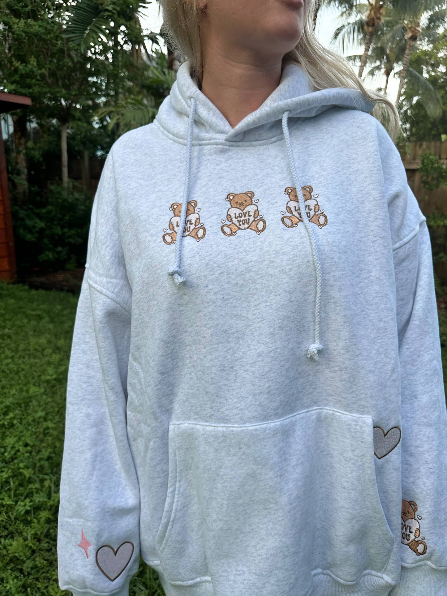 Osito Dormilon Teddy Bear Embroider Hoodie