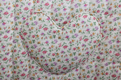 Timeless Heart Floral Tote Bag