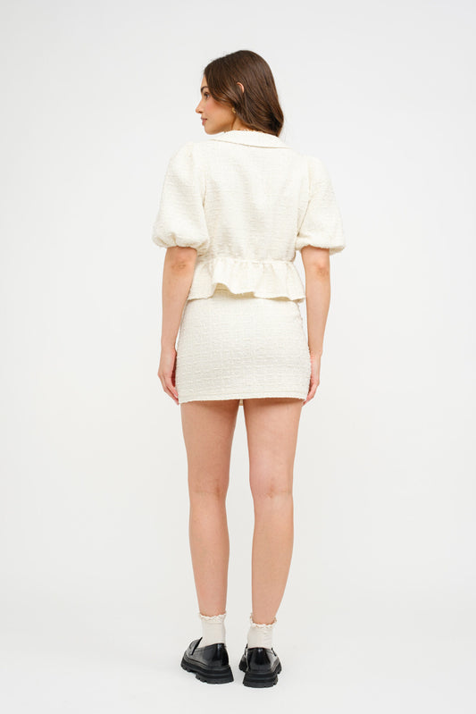 Vintage Romance Ivory Blouse
