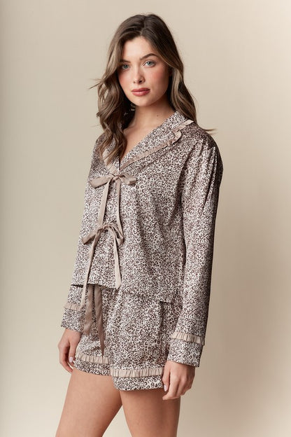 The ruthess satin pajama set