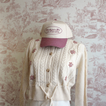 Literally Just a Girl - Mauve Vintage Trucker Hat