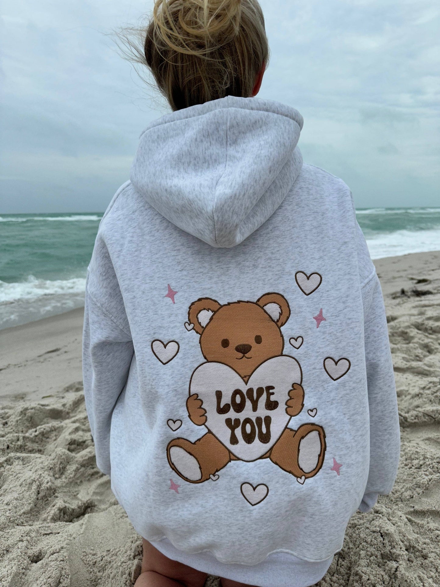 Osito Dormilon Teddy Bear Embroider Hoodie