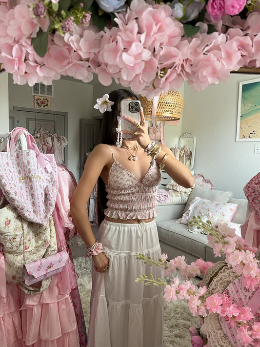 The Noonas Crop Top Pink