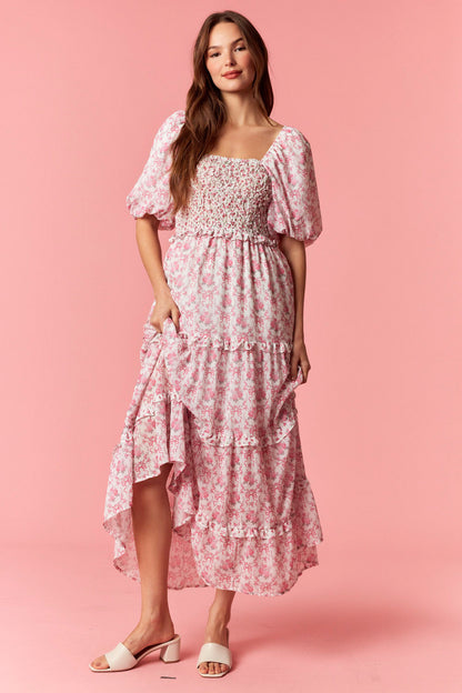 My Love Foral Maxi Dress