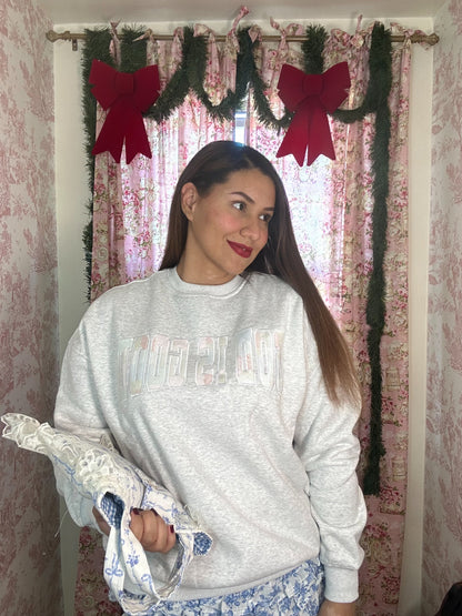 God Is Good Patchwork Sweatshirt