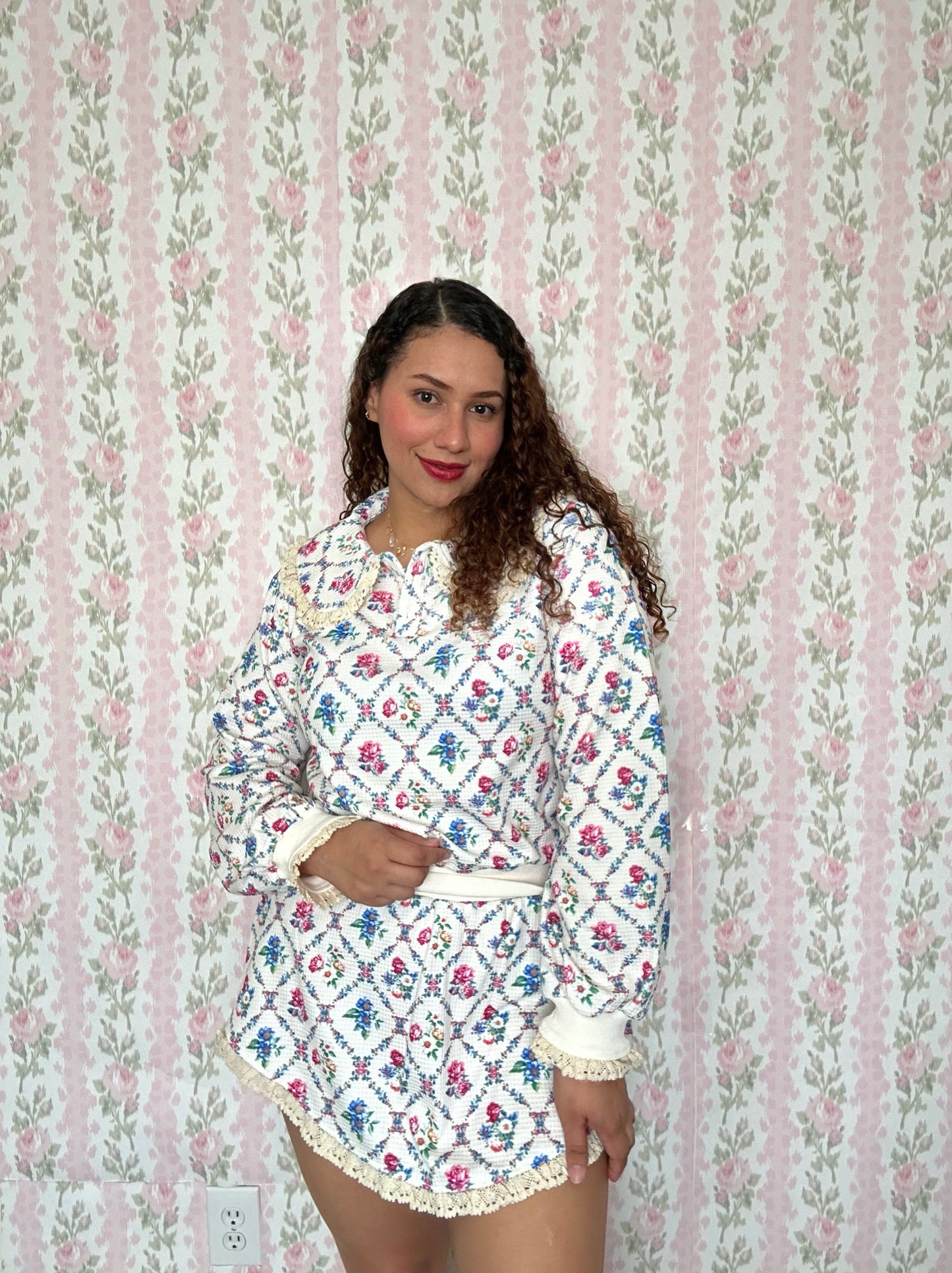 Vintage Tutti Floral Loungewear Set