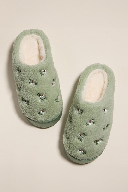 Dear Autumn Floral Full Coverage Slippers