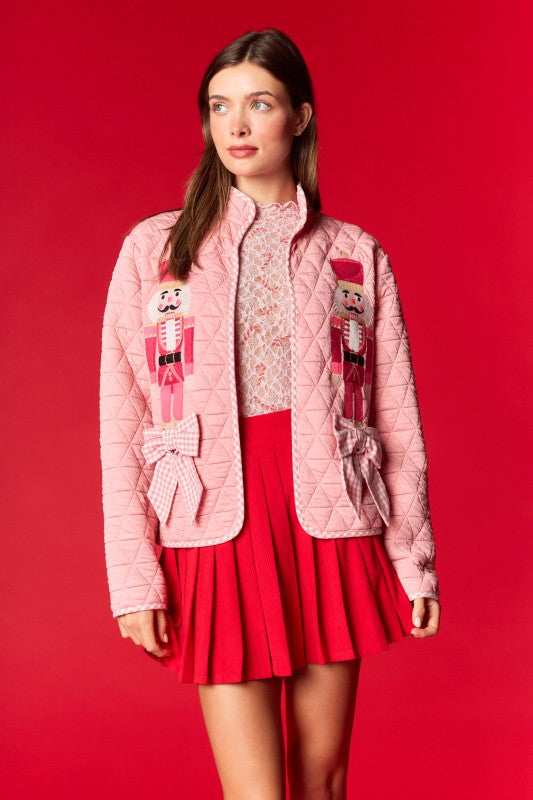 Pink Nutcracker Quilt Jacket