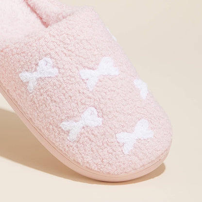 Pinky and Cozy Little Ribbons Home Slippers