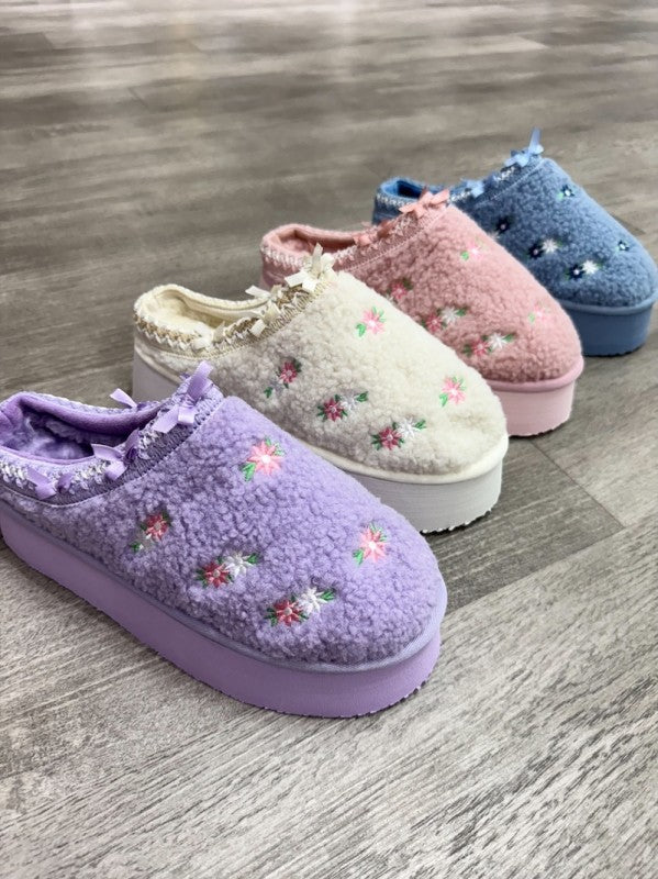 Charlotte Flower Slippers Pre Order