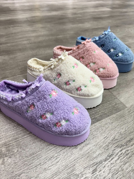 Charlotte Flower Slippers Pre Order