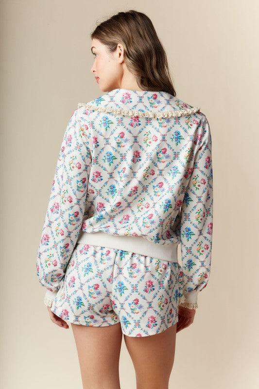 Vintage Tutti Floral Loungewear Set