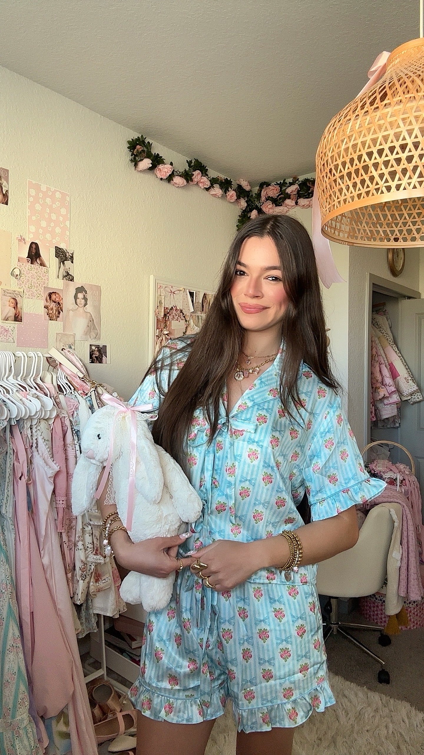 Mariamozy Satin Floral Pajama Set
