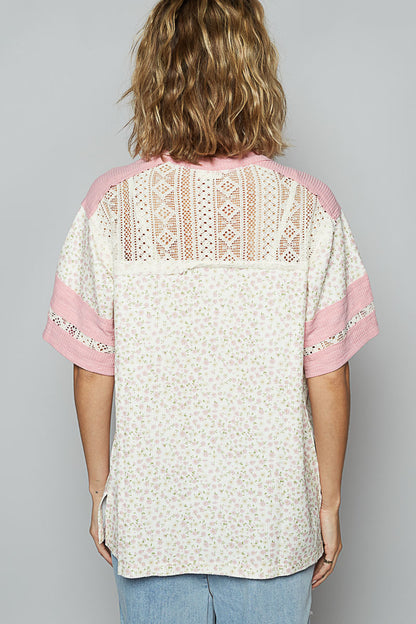 The Florette Pink Oversized Top