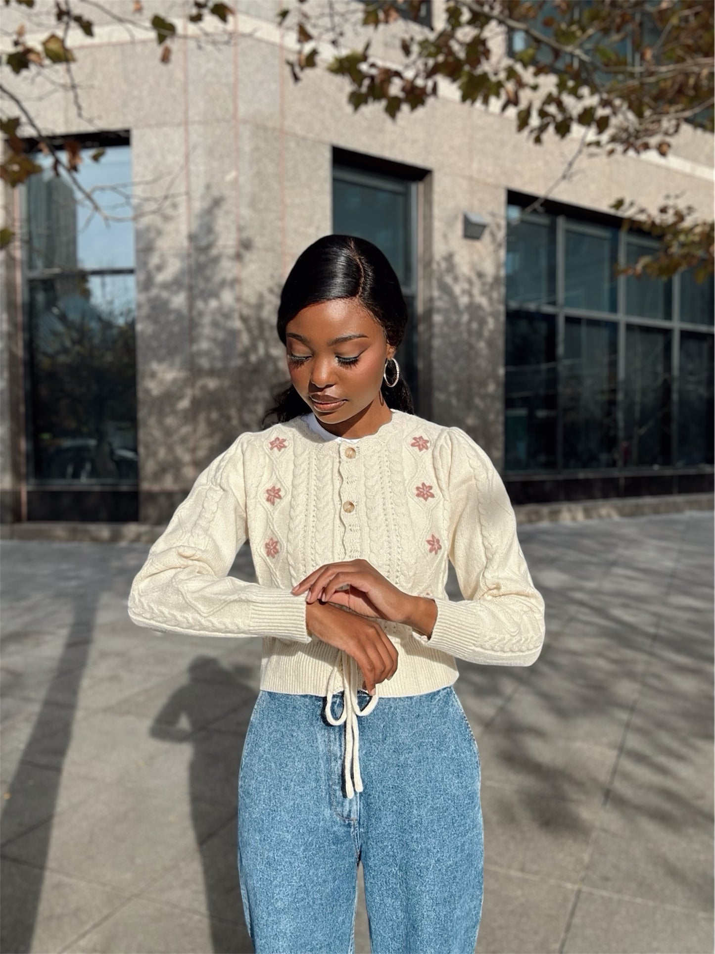 Winter Lady Cardigan Sweater