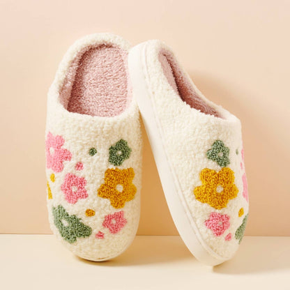 Cozy Daisy Multi Floral Home Slippers