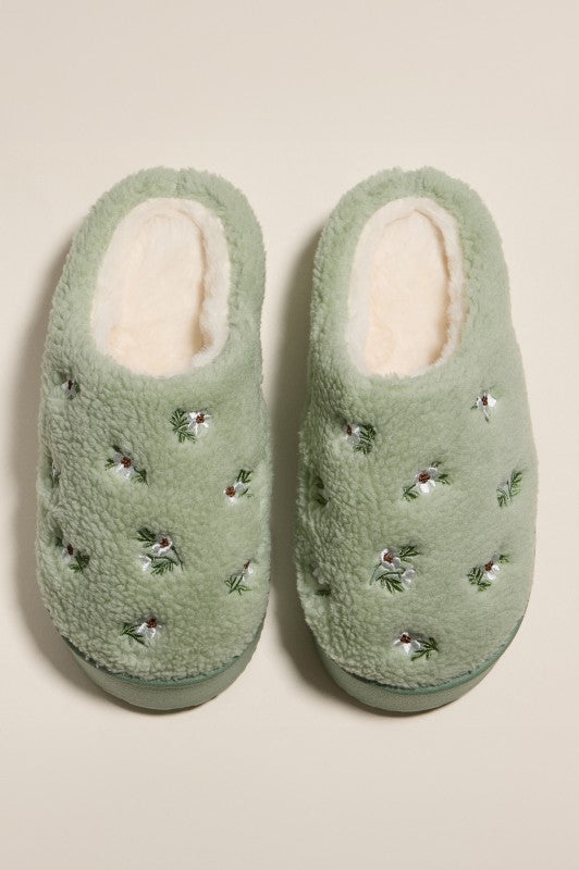 Dear Autumn Floral Full Coverage Slippers