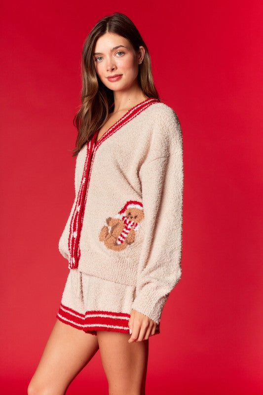 Teddy Bear Holiday Knit Set