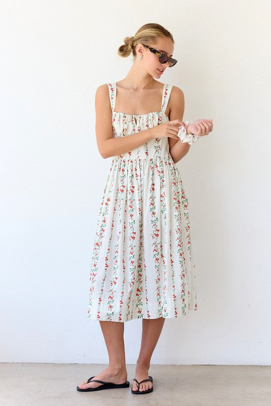 Mia Cara Floral Cotton Dress