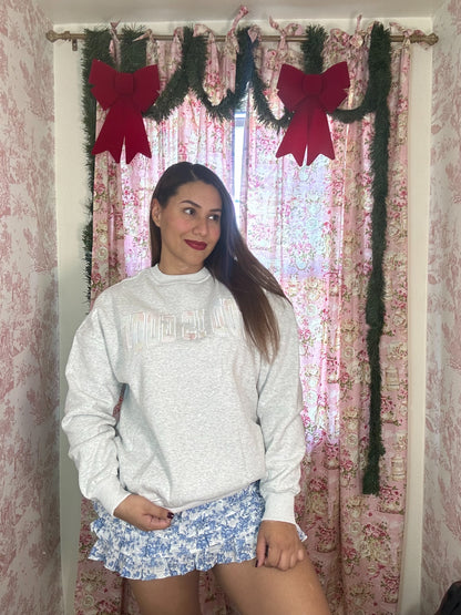 God Is Good Patchwork Sweatshirt