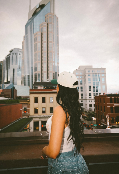 Le Rodeo w Horse - Green Vintage Trucker Hat