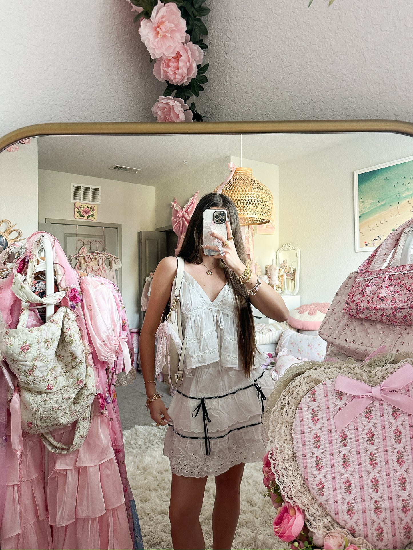 Aruba Waves Dance Cotton Skort With Lace
